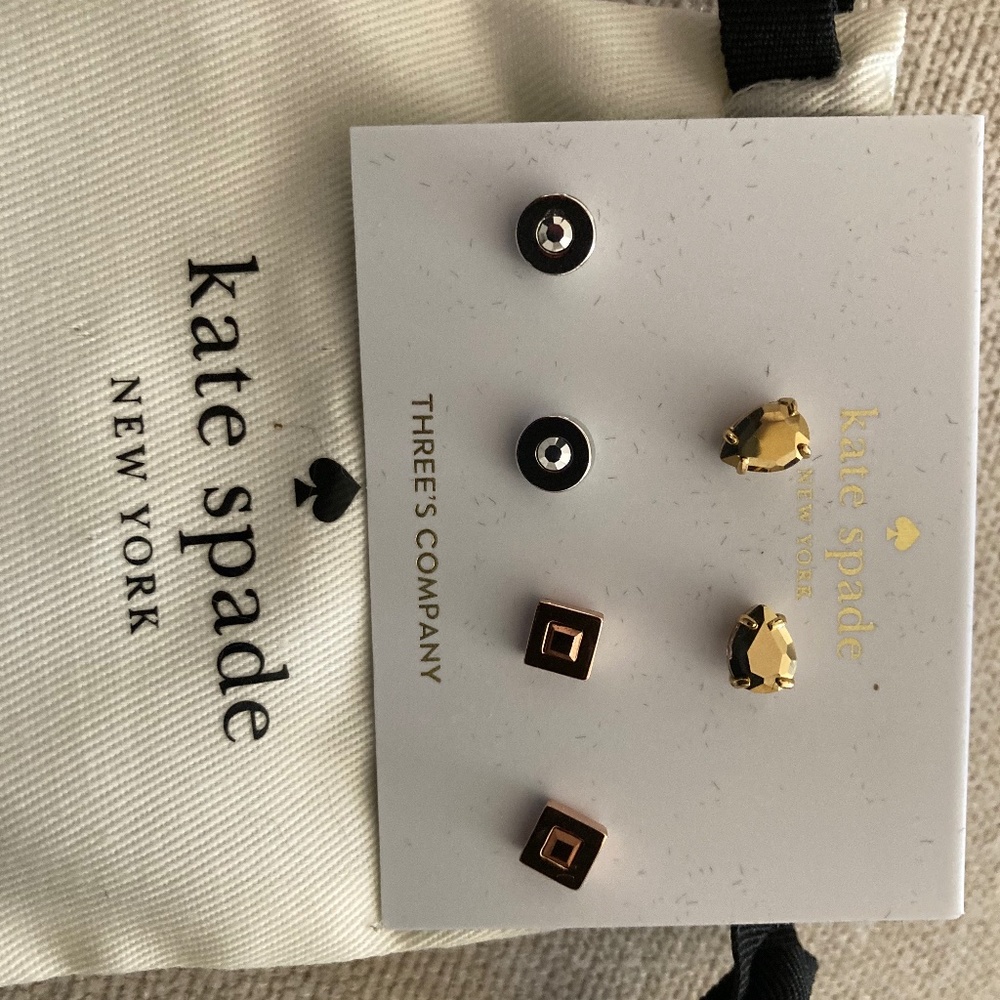 Kate Spade Earrings - set of three